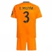 Maillot de Foot Real Madrid E.Militao 3 Enfant Tenue Extérieur 2024/25