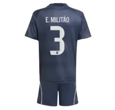 Maillot de Foot Real Madrid E.Militao 3 Enfant Tenue Extérieur 2025/26