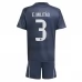 Maillot de Foot Real Madrid E.Militao 3 Enfant Tenue Extérieur 2025/26