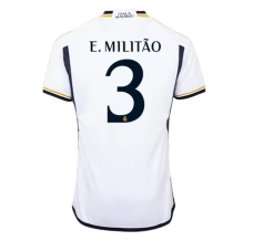 Maillot de Foot Real Madrid E. Militao 3 Tenue Domicile 2023/24