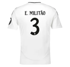 Maillot de Foot Real Madrid E.Militao 3 Tenue Domicile 2024/25