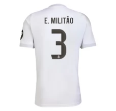 Maillot de Foot Real Madrid E.Militao 3 Tenue Domicile 2025/26
