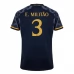 Maillot de Foot Real Madrid E. Militao 3 Tenue Extérieur 2023/24