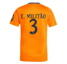 Maillot de Foot Real Madrid E.Militao 3 Tenue Extérieur 2024/25