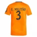 Maillot de Foot Real Madrid E.Militao 3 Tenue Extérieur 2024/25