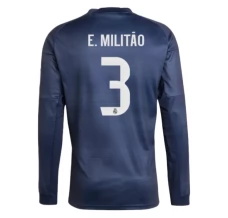 Maillot de Foot Real Madrid E.Militao 3 Tenue Extérieur 2025/26 Manche Longue