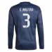 Maillot de Foot Real Madrid E.Militao 3 Tenue Extérieur 2025/26 Manche Longue