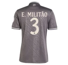 Maillot de Foot Real Madrid E.Militao 3 Tenue Third 2024/25