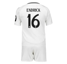 Maillot de Foot Real Madrid Endrick 16 Enfant Tenue Domicile 2024/25