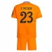 Maillot de Foot Real Madrid F.Mendy 23 Enfant Tenue Extérieur 2024/25