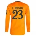 Maillot de Foot Real Madrid F.Mendy 23 Tenue Extérieur 2024/25 Manche Longue