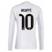 Maillot de Foot Real Madrid Mbappé 10 Tenue Domicile 2025/26 Manche Longue