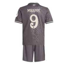 Maillot de Foot Real Madrid Mbappé 9 Enfant Tenue Third 2024/25
