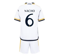 Maillot de Foot Real Madrid Nacho 6 Enfant Tenue Domicile 2023/24 Maillot de Foot Real Madrid Nacho 6 Enfant Tenue Domicile 2023/24
