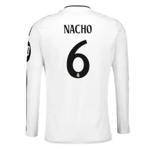 Maillot de Foot Real Madrid Nacho 6 Tenue Domicile 2024/25 Manche Longue