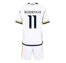 Maillot de Foot Real Madrid Rodrygo 11 Enfant Tenue Domicile 2023/24