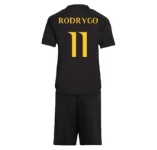 Maillot de Foot Real Madrid Rodrygo 11 Enfant Tenue Third 2023/24
