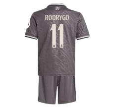 Maillot de Foot Real Madrid Rodrygo 11 Enfant Tenue Third 2024/25