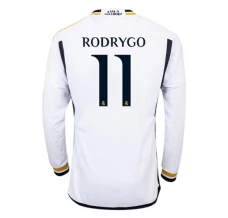 Maillot de Foot Real Madrid Rodrygo 11 Tenue Domicile 2023/24 Manche Longue