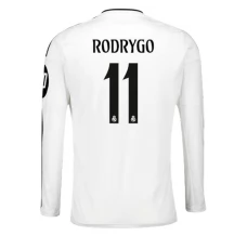 Maillot de Foot Real Madrid Rodrygo 11 Tenue Domicile 2024/25 Manche Longue