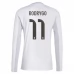 Maillot de Foot Real Madrid Rodrygo 11 Tenue Domicile 2025/26 Manche Longue
