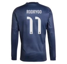 Maillot de Foot Real Madrid Rodrygo 11 Tenue Extérieur 2025/26 Manche Longue