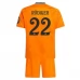 Maillot de Foot Real Madrid Rüdiger 22 Enfant Tenue Extérieur 2024/25