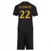 Maillot de Foot Real Madrid Rüdiger 22 Enfant Tenue Third 2023/24