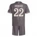 Maillot de Foot Real Madrid Rüdiger 22 Enfant Tenue Third 2024/25