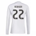 Maillot de Foot Real Madrid Rüdiger 22 Tenue Domicile 2025/26 Manche Longue