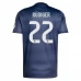 Maillot de Foot Real Madrid Rüdiger 22 Tenue Extérieur 2025/26