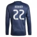 Maillot de Foot Real Madrid Rüdiger 22 Tenue Extérieur 2025/26 Manche Longue