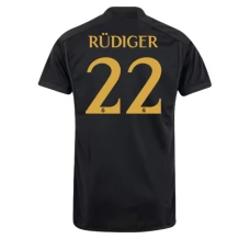 Maillot de Foot Real Madrid Rudiger 22 Tenue Third 2023/24
