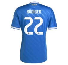 Maillot de Foot Real Madrid Rüdiger 22 Tenue Third 2025/26