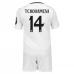 Maillot de Foot Real Madrid Tchouaméni 14 Enfant Tenue Domicile 2024/25