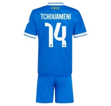 Maillot de Foot Real Madrid Tchouameni 14 Enfant Tenue Third 2025/26