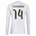Maillot de Foot Real Madrid Tchouaméni 14 Tenue Domicile 2025/26 Manche Longue