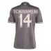 Maillot de Foot Real Madrid Tchouaméni 14 Tenue Third 2024/25