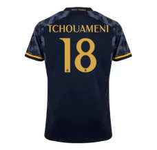 Maillot de Foot Real Madrid Tchouameni 18 Tenue Extérieur 2023/24