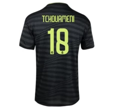Maillot de Foot Real Madrid Tchouameni 18 Tenue Third 2022/23