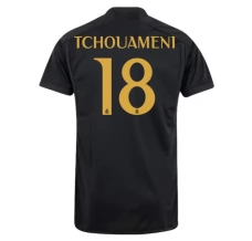 Maillot de Foot Real Madrid Tchouameni 18 Tenue Third 2023/24