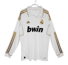 Maillot de Foot Real Madrid Tenue Domicile Retro 2011-12 Manche Longue