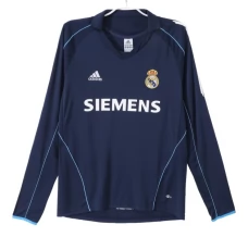 Maillot de Foot Real Madrid Tenue Extérieur Retro 2005-06 Manche Longue