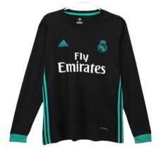 Maillot de Foot Real Madrid Tenue Extérieur Retro 2017-18 Manche Longue