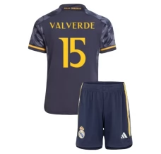 Maillot de Foot Real Madrid Valverde 15 Enfant Tenue Extérieur 2023/24