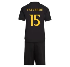 Maillot de Foot Real Madrid Valverde 15 Enfant Tenue Third 2023/24