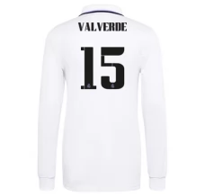 Maillot de Foot Real Madrid Valverde 15 Tenue Domicile 2022/23 Manche Longue