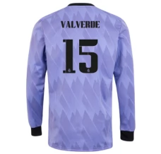 Maillot de Foot Real Madrid Valverde 15 Tenue Extérieur 2022/23 Manche Longue