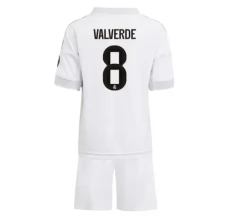 Maillot de Foot Real Madrid Valverde 8 Enfant Tenue Domicile 2025/26