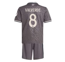 Maillot de Foot Real Madrid Valverde 8 Enfant Tenue Third 2024/25